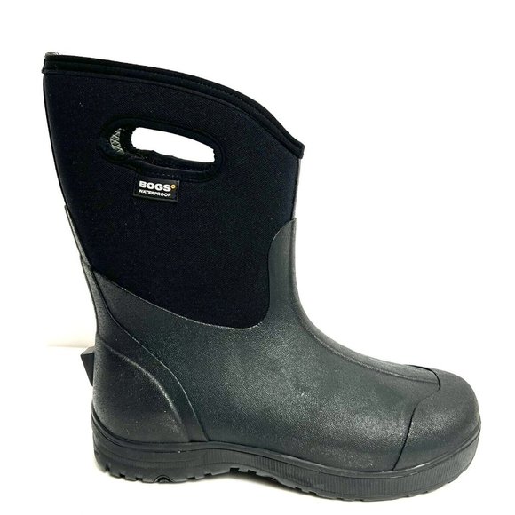 Bogs Mens Ultra Mid Boot Black Size 10 M